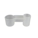 Practical Plastic Water Drinker Cup Feeder Drinking Bowl for Bird Pigeons Parrot