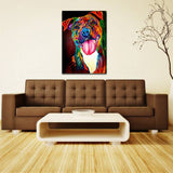Unframed Multi-color Dog Painting Wall Art Craft Hanging Pictures Home Decor