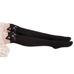 Sexy Cute Black Tattoo Long Socks Sheer Cartoon Cat Pantyhose Stockings Tights
