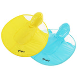 Dog Funny Round rain coat Pet raincoat hooded waterproof round dish Costumes for small dog , FZC002