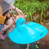 Dog Funny Round rain coat Pet raincoat hooded waterproof round dish Costumes for small dog , FZC002