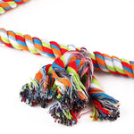 Triangle Cotton Rope Swing Pet Birds Parrot Biting Grinding Climbing Cage Toy