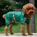 Puppy Pet Dog Raincoat Bar Hoody Waterproof Rain Jacket Coat Apparel Costume