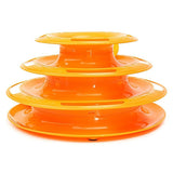 Pet Toy Games Funny Interactive Trilaminar Disk Plate Ball Cat Kitten Play Teaser