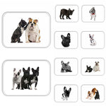 Home Decor Dog Print Bathroom Kitchen Anti-Slip Floor Mat Soft Square Carpet Rug