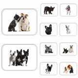 Home Decor Dog Print Bathroom Kitchen Anti-Slip Floor Mat Soft Square Carpet Rug