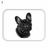 Home Decor Dog Print Bathroom Kitchen Anti-Slip Floor Mat Soft Square Carpet Rug