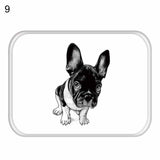Home Decor Dog Print Bathroom Kitchen Anti-Slip Floor Mat Soft Square Carpet Rug