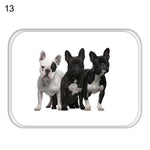 Home Decor Dog Print Bathroom Kitchen Anti-Slip Floor Mat Soft Square Carpet Rug