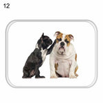 Home Decor Dog Print Bathroom Kitchen Anti-Slip Floor Mat Soft Square Carpet Rug