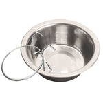 150ml Stainless Steel Hanging Dog Feeding Bowl Water Dish Feeder Pet Supplies