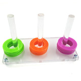 Colorful Ring Circle Birds Pet Parrots Playing Separating Game Chewing Fun Toy