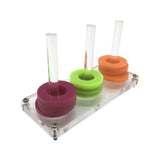 Colorful Ring Circle Birds Pet Parrots Playing Separating Game Chewing Fun Toy