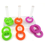 Colorful Ring Circle Birds Pet Parrots Playing Separating Game Chewing Fun Toy
