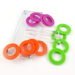 Colorful Ring Circle Birds Pet Parrots Playing Separating Game Chewing Fun Toy