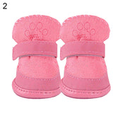 Winter Small Dog Boots Anti-Slip Puppy Shoes Pet Dog Protective Snow Booties