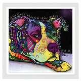Wall Art Abstract Unframed Graffiti Dog Decorative Painting Mural Home Decor