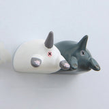 Cartoon 3D Cat Butt Tail Shape Magnetic Refrigerator Stickers Home Decoration