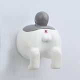 Cartoon 3D Cat Butt Tail Shape Magnetic Refrigerator Stickers Home Decoration