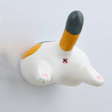 Cartoon 3D Cat Butt Tail Shape Magnetic Refrigerator Stickers Home Decoration