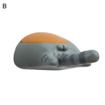 Cartoon 3D Cat Butt Tail Shape Magnetic Refrigerator Stickers Home Decoration