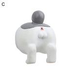 Cartoon 3D Cat Butt Tail Shape Magnetic Refrigerator Stickers Home Decoration