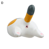 Cartoon 3D Cat Butt Tail Shape Magnetic Refrigerator Stickers Home Decoration
