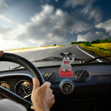 Solar Power Dancing Dog Shape Car Dashboard Interior Ornament Home Decoration
