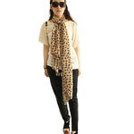 Women's Chiffon Sweet Cat Kitten Scarf Shawl Long Scarf Girls Xmas Gift