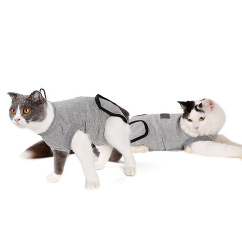 Cat Recovery Suit for Sterilization Care Wipe Medicine Prevent Lick
