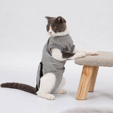 Cat Recovery Suit for Sterilization Care Wipe Medicine Prevent Lick