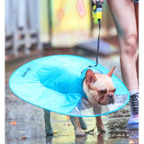 Dog Funny Round rain coat Pet raincoat hooded waterproof round dish Costumes for small dog , FZC002