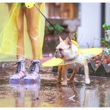 Dog Funny Round rain coat Pet raincoat hooded waterproof round dish Costumes for small dog , FZC002