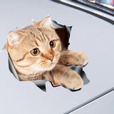 Funny 3D Peeking Cat Car-Styling Vehicle Body Scratch Decals Sticker Decoration