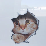 Funny 3D Peeking Cat Car-Styling Vehicle Body Scratch Decals Sticker Decoration