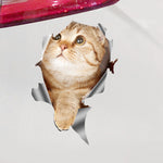 Funny 3D Peeking Cat Car-Styling Vehicle Body Scratch Decals Sticker Decoration