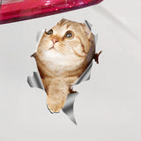 Funny 3D Peeking Cat Car-Styling Vehicle Body Scratch Decals Sticker Decoration