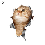 Funny 3D Peeking Cat Car-Styling Vehicle Body Scratch Decals Sticker Decoration