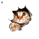 Funny 3D Peeking Cat Car-Styling Vehicle Body Scratch Decals Sticker Decoration