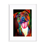 Unframed Multi-color Dog Painting Wall Art Craft Hanging Pictures Home Decor
