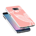 Concise Bird Streak Phone Case Cover for iPhone 5 6 6S 7 Plus Samsung Galaxy S5