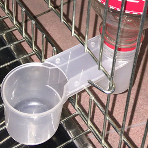 Practical Plastic Water Drinker Cup Feeder Drinking Bowl for Bird Pigeons Parrot