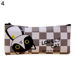 Cute Cartoon Cat Pencil Bag Waterproof Makeup Pouch Case Kids School Supplies