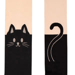 Sexy Cute Black Tattoo Long Socks Sheer Cartoon Cat Pantyhose Stockings Tights