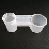 Practical Plastic Water Drinker Cup Feeder Drinking Bowl for Bird Pigeons Parrot